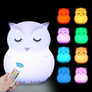 3D Uil Nachtlampje Met 7 Kleuren Nachtlampen