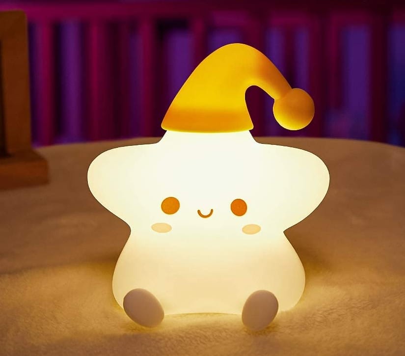 7-Kleuren Sterlampje 6x5,5x4,9 cm Nachtlampen