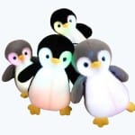 Pinguïn Knuffel Nachtlampje Zwart-Wit S 23 cm Nachtlampen