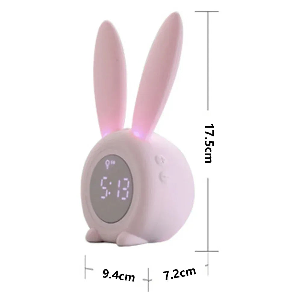 Kleine BunnyBell Kinderwekker LED Nachtlampen