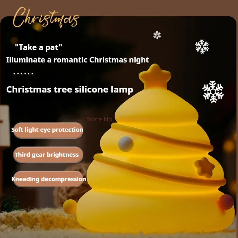 Siliconen Kerstboom Nachtlampje Nachtlampen