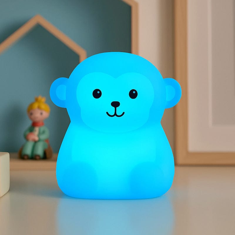 Aap Nachtlampje Silicone 9 Kleuren Nachtlampen