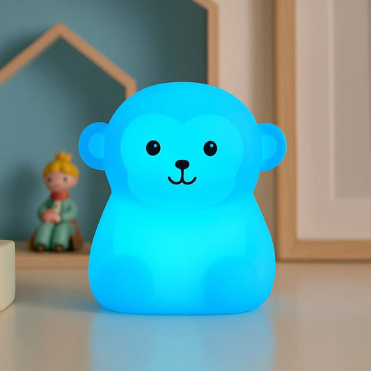 Aap Nachtlampje Silicone 9 Kleuren Nachtlampen