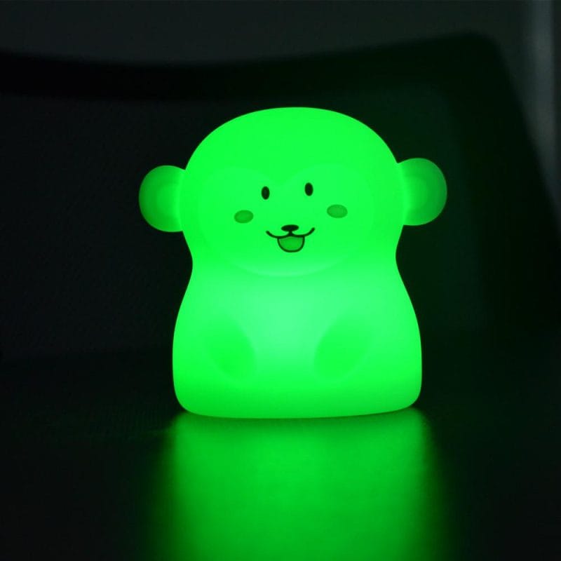 Aap Nachtlampje Silicone 9 Kleuren Nachtlampen