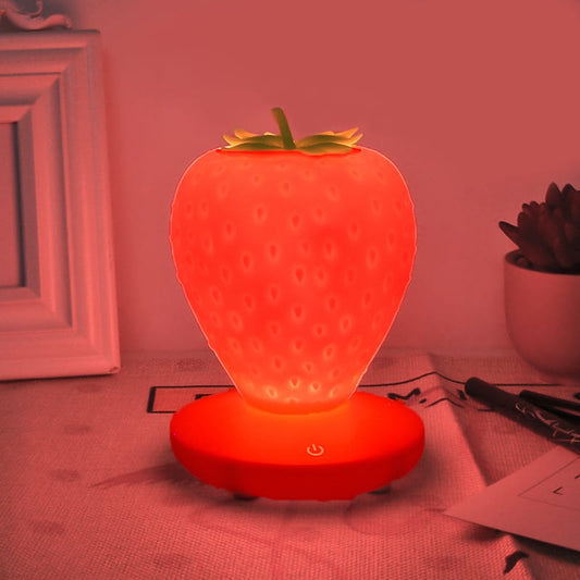 Aardbeivormig Nachtlampje 15x10 cm Nachtlampen