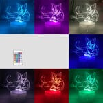 Acryl Nachtlampje Katfiguurtje Nachtlampen
