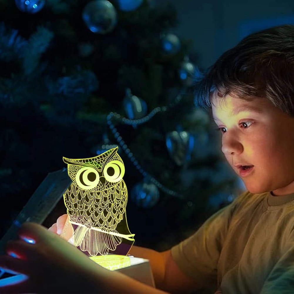 Acryl Uil Nachtlampje Afstandsbed Nachtlampen