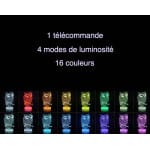 Acryl Uil Nachtlampje Afstandsbed Nachtlampen