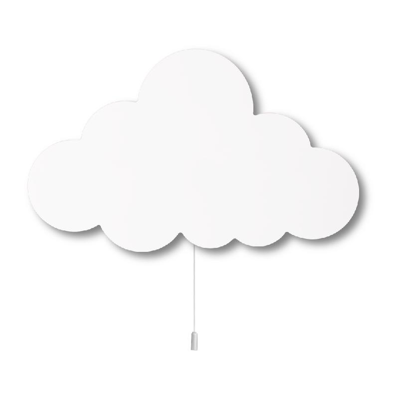 Acryl Wolk Wandlamp S 25x16 cm Nachtlampen