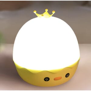 Appel Nachtlampje Met Bluetooth Luidspreker 13x13x13,9 Cm Nachtlampen