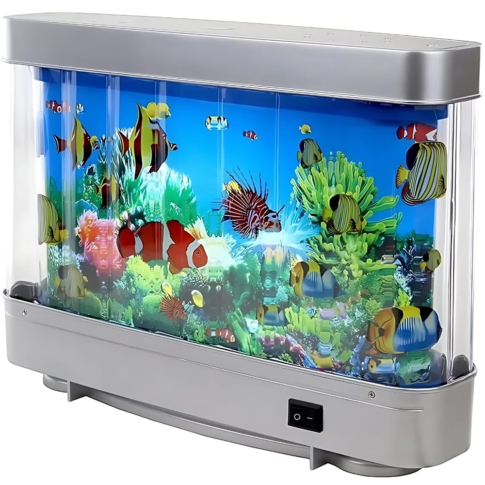 Aquarium Nachtlampje Met Tropische Vissen 31 cm Lang Nachtlampen
