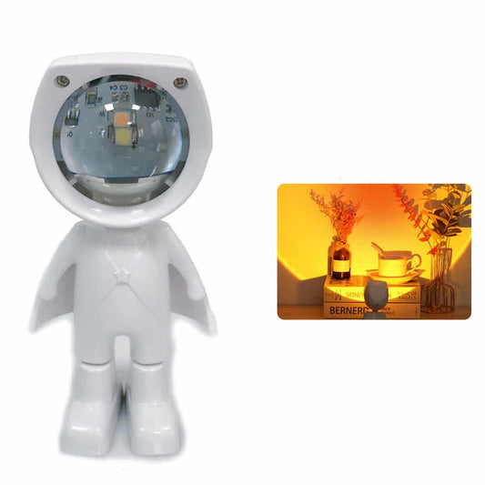 Astronaut Zonsondergang Nachtlampje Nachtlampen