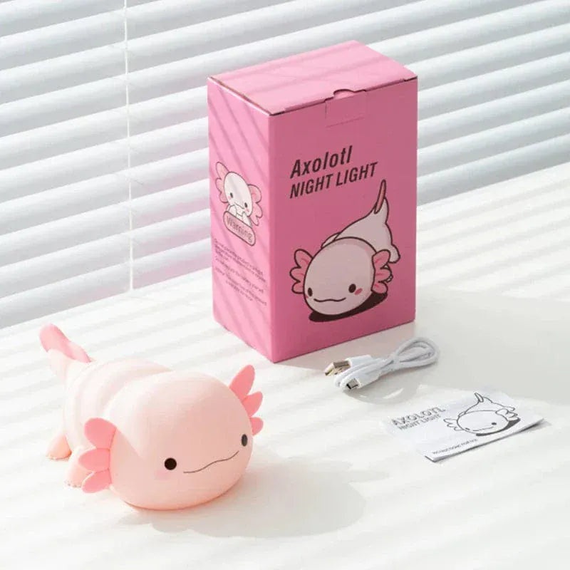Axolotl Nachtlampje LumiAxo Zacht Nachtlampen