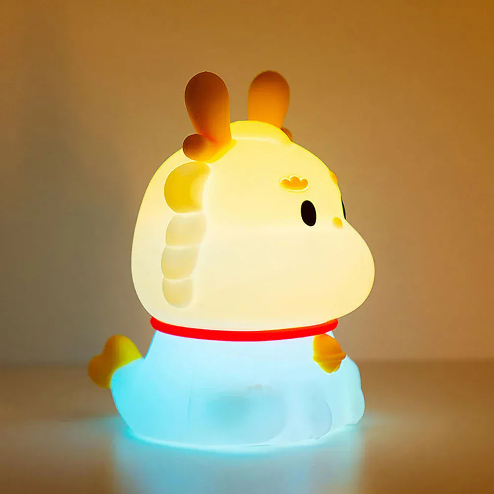 Baby Rendier Nachtlampje LumiRein Siliconen Warmlicht Meerkleurig Nachtlampen