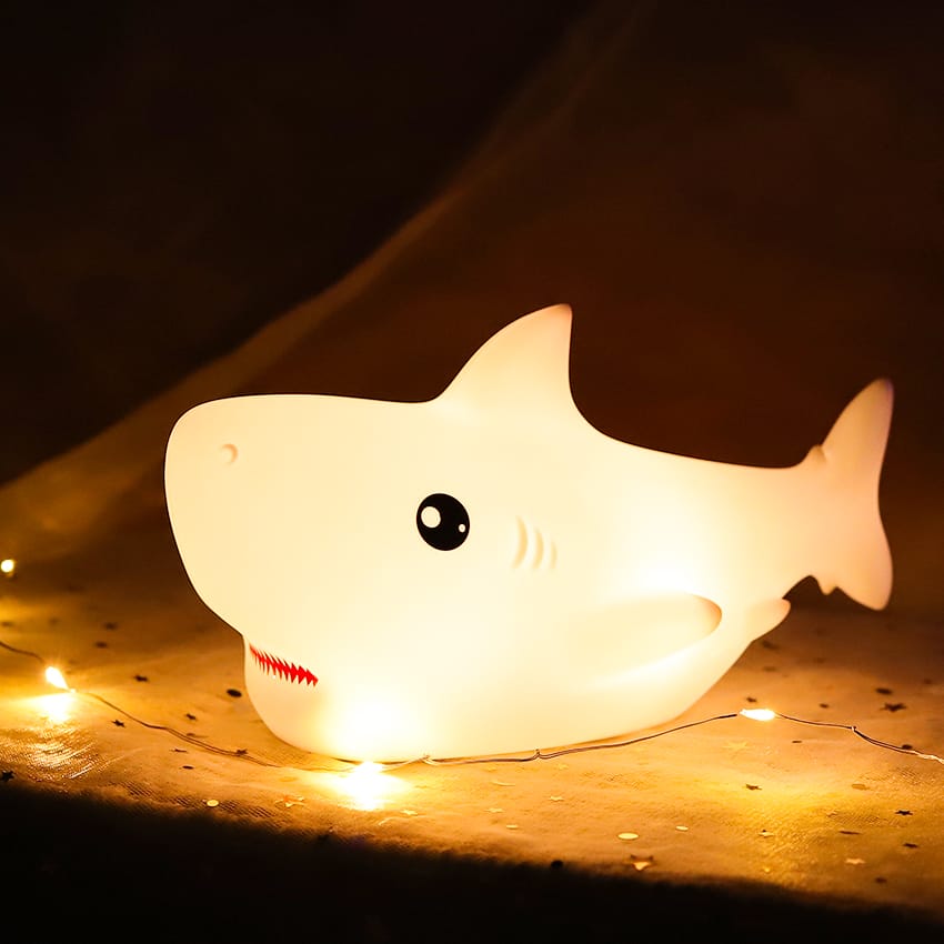 Baby Vis Nachtlampje 18x7x9 cm Met Warm Licht Nachtlampen