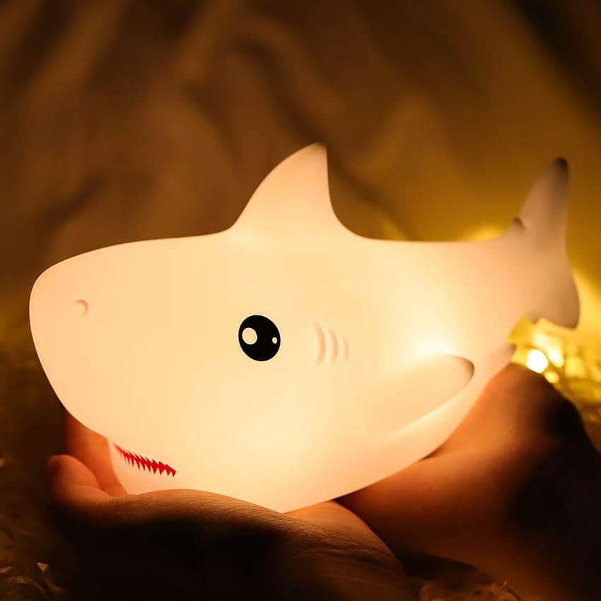 Baby Vis Nachtlampje 18x7x9 cm Met Warm Licht Nachtlampen