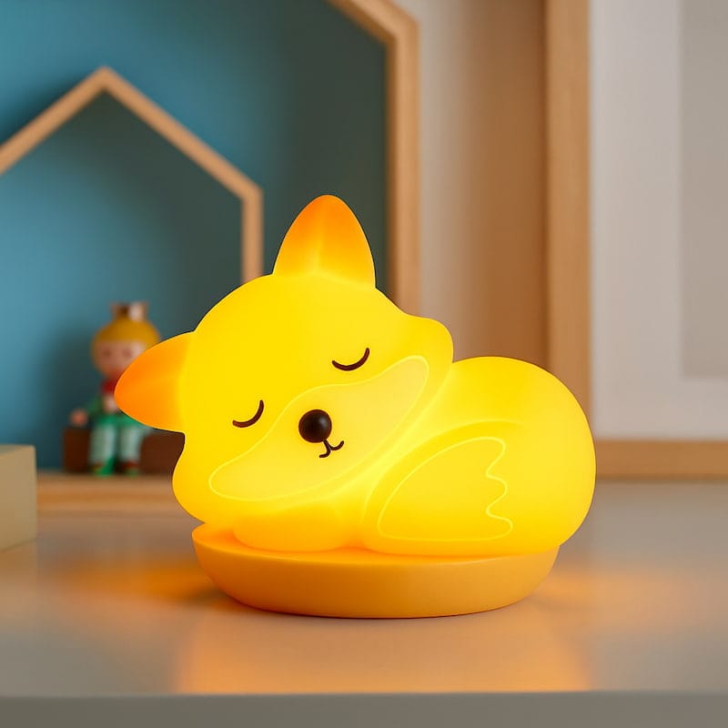 Baby Vos Nachtlampje BabyFox Siliconen Zacht LED Lampje Nachtlampen