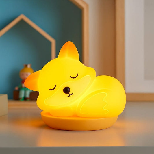 Baby Vos Nachtlampje BabyFox Siliconen Zacht LED Lampje Nachtlampen
