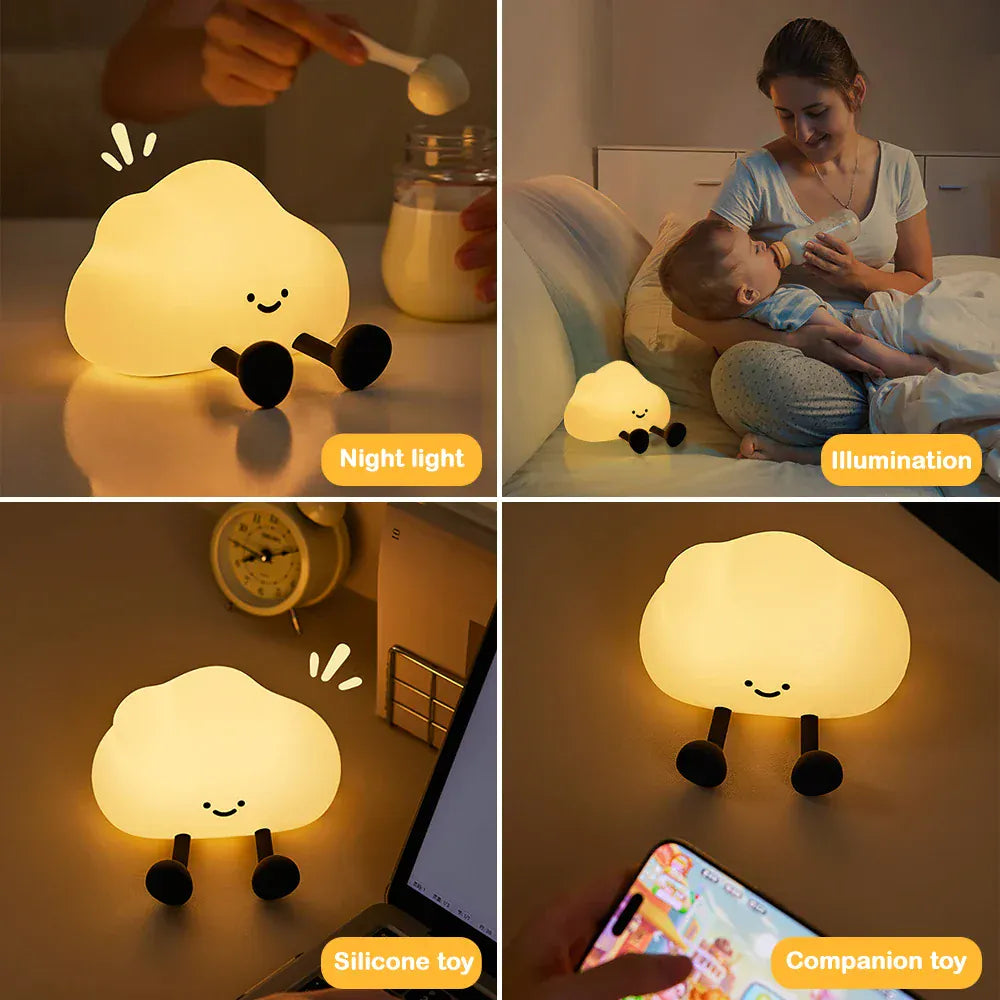 BabyCloud Wolk Nachtlampje Zacht Warm Licht Voor Baby Nachtlampen