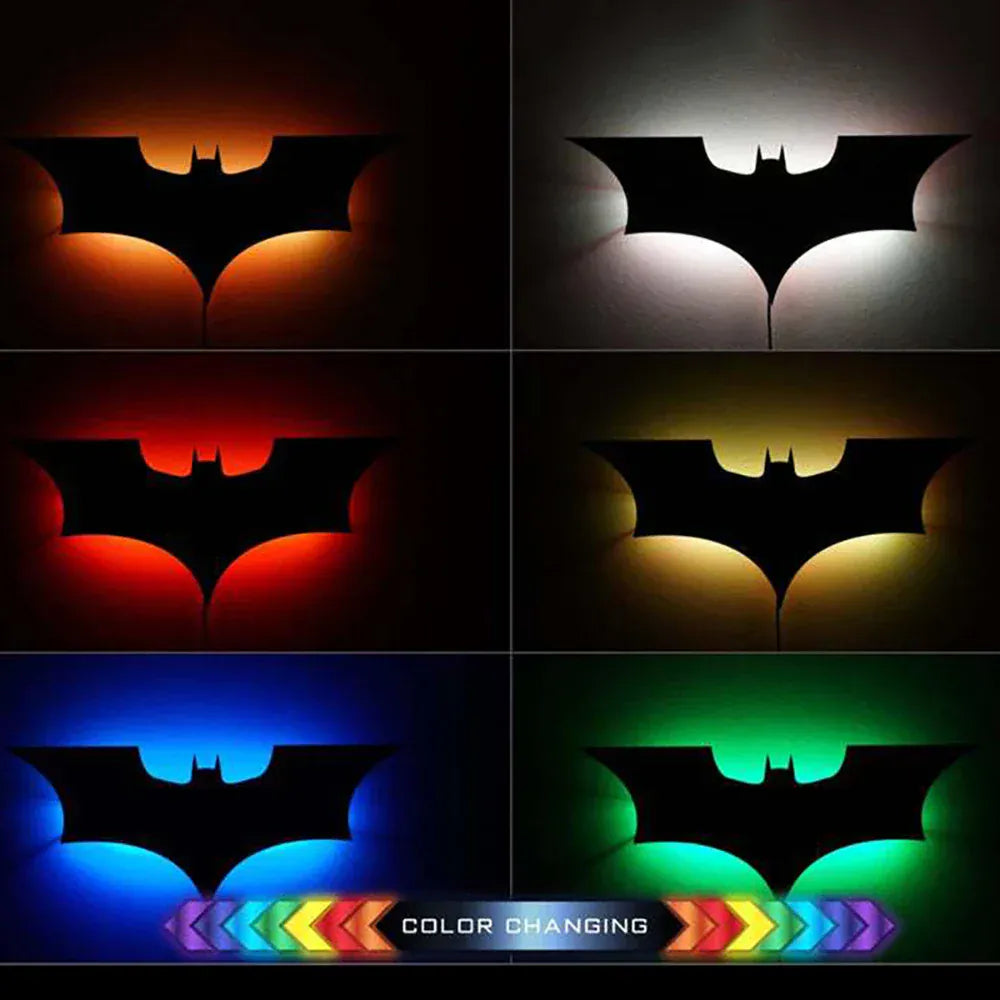 Batman Wandlamp LED GothamLight Nachtlampen