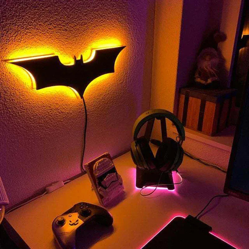 Batman Wandlamp LED GothamLight Nachtlampen