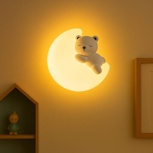 BearWall Maanvormig Nachtlampje Nachtlampen