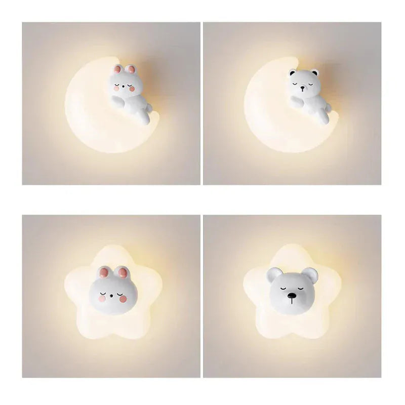BearWall Maanvormig Nachtlampje Nachtlampen
