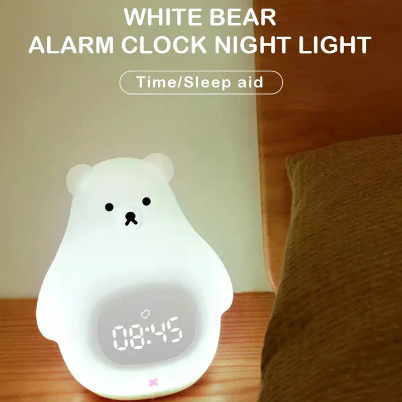 Beertje Nachtlamp Wekker CuddleRise Nachtlampen
