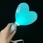 Blauw Hartvormig Nachtlampje Met Staal En Koord Nachtlampen