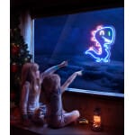 Blauwe Neon Dinosaurus Nachtlampje Nachtlampen