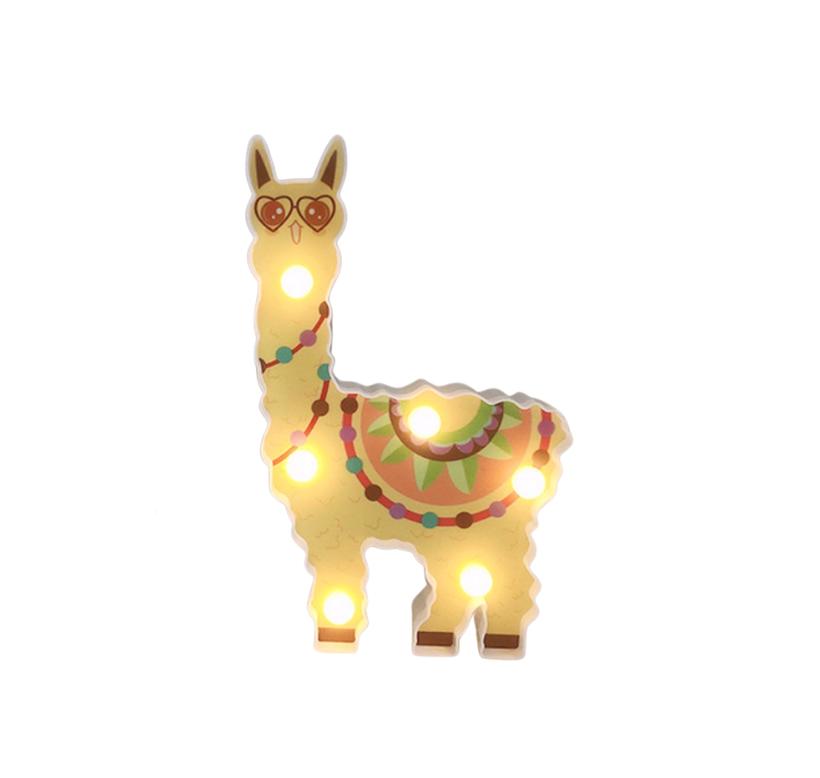 Blije Lama Wandlamp Met LED Lampen Nachtlampen