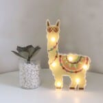 Blije Lama Wandlamp Met LED Lampen Nachtlampen