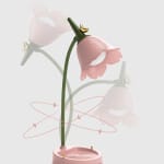 Bloem Bureaulamp Met Uniek Bloemenontwerp 39 x 15 x 12 cm Nachtlampen