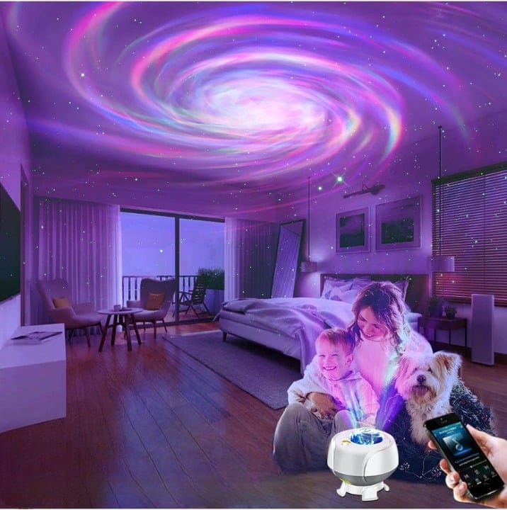 Bluetooth Galaxy Projectie Lampje Nachtlampen
