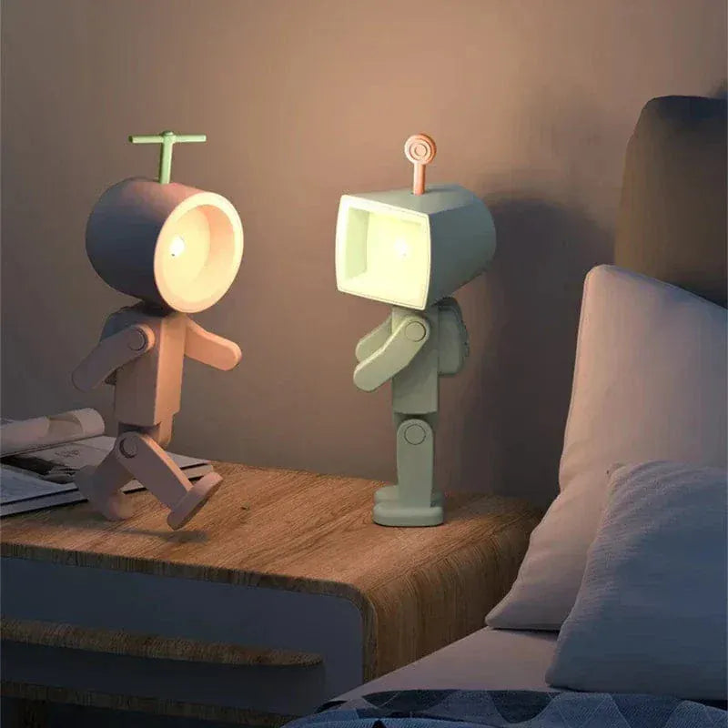 BotLight Robot Nachtlampje Zacht LED Licht Voor Kinderkamer Nachtlampen