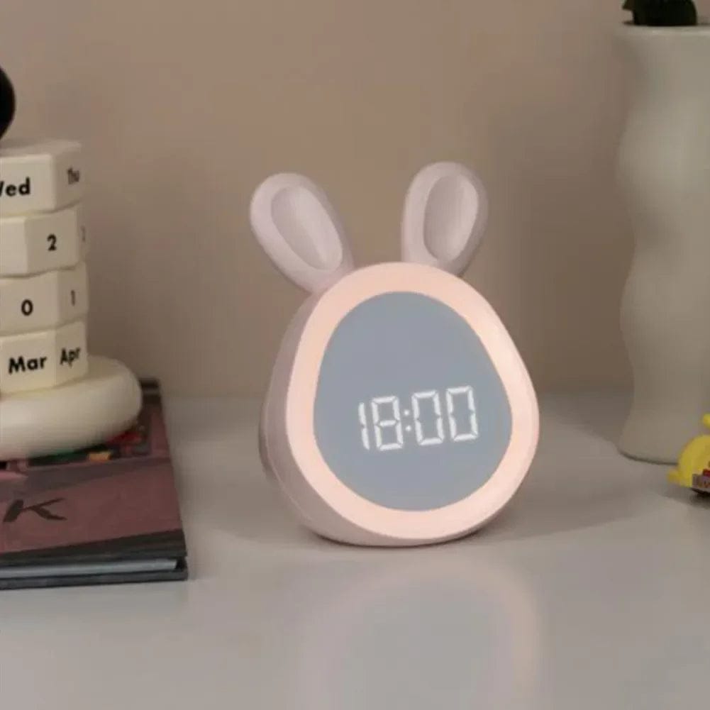 BunnyRise Konijn Wekker Nachtlampje Voor Kinderen Nachtlampen