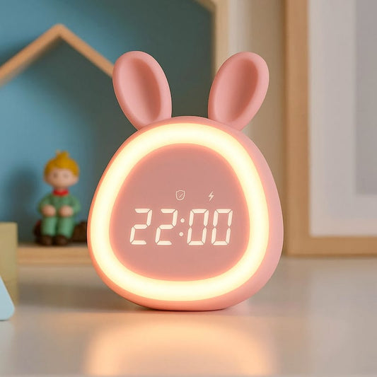 BunnyRise Konijn Wekker Nachtlampje Voor Kinderen Nachtlampen