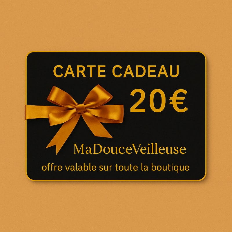 Cadeaubon MaDouceVeilleuse 20 euro Nachtlampen