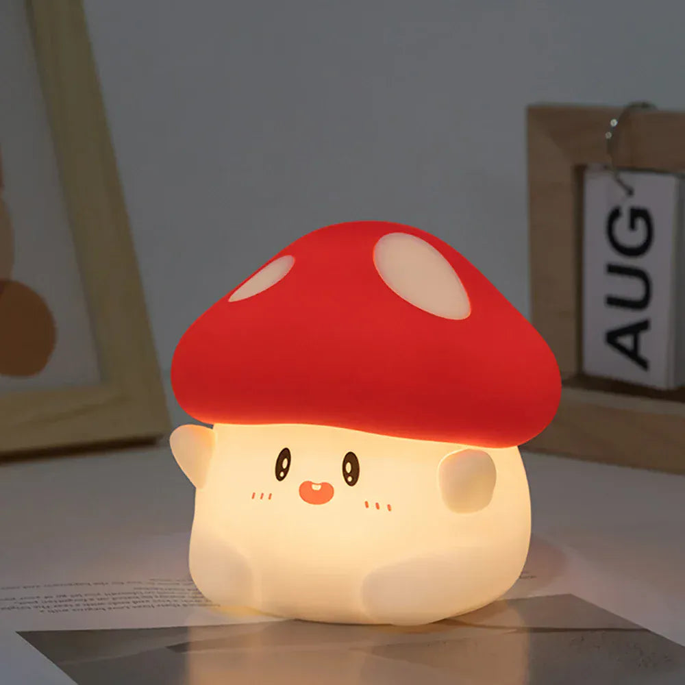 Champidou Champignon Nachtlampje Baby Silicone Met Warme Licht Nachtlampen