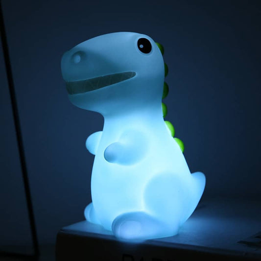 Compact Mini LED T-Rex Lamp Met Zacht Licht 9x11,5x14,2 cm Nachtlampen
