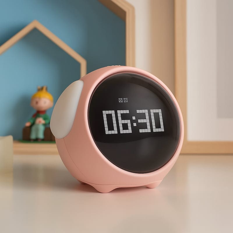 DigiRise Kinderwekker Roze LED Nachtlampen