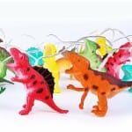 Dinosaurus LED Lichtsnoer 10 LEDs Nachtlampen