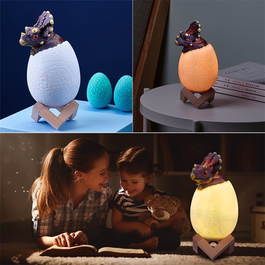 Dinosaurus Nachtkastlampje 3D Nachtlampen