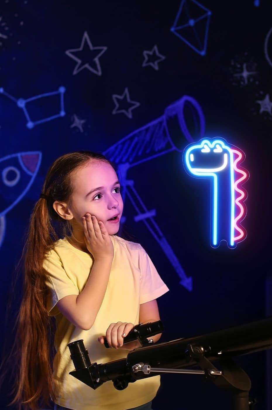 Dinosaurus Nachtlampje Lange Hals Nachtlampen