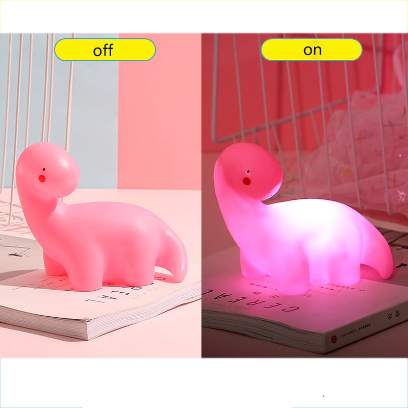 Dinosaurus Nachtlampje Voor Kinderen 16x6x12 cm Zacht Licht Nachtlampen