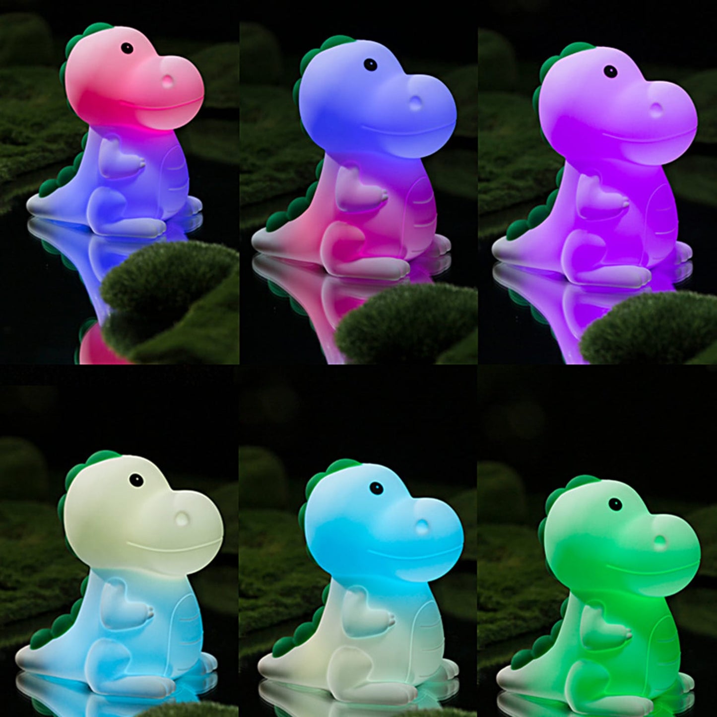 Dinosaurus USB Nachtlampje Kleurrijk Nachtlampen