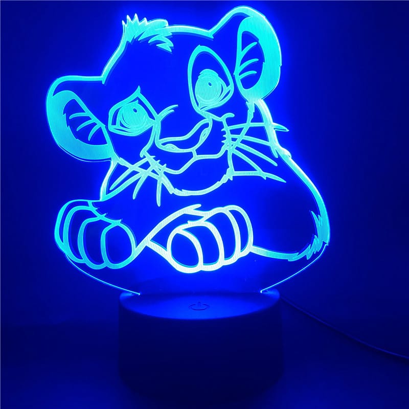 Disney Minnie 3D Nachtlampje Roze Met Aanraaksensor Nachtlampen