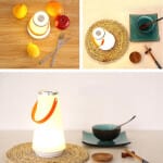 Draagbare LED Campinglamp 12x12x22 Nachtlampen
