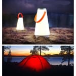 Draagbare LED Campinglamp 12x12x22 Nachtlampen