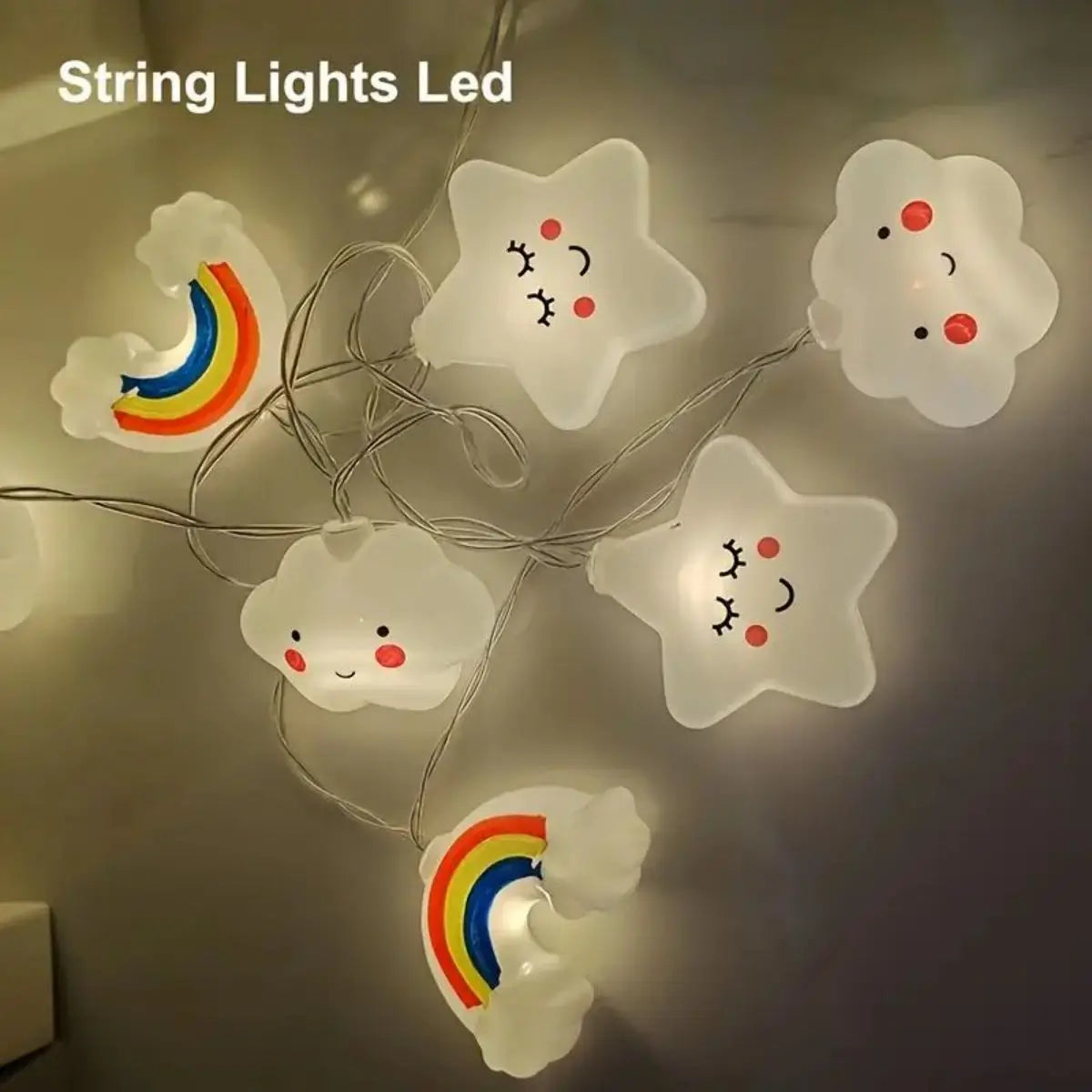 Dreamstars Regenboog Wolken Slinger Nachtlampen